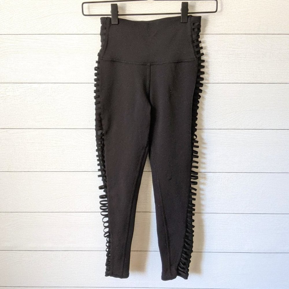 ALO Mesh Side Mid-Rise Leggings
